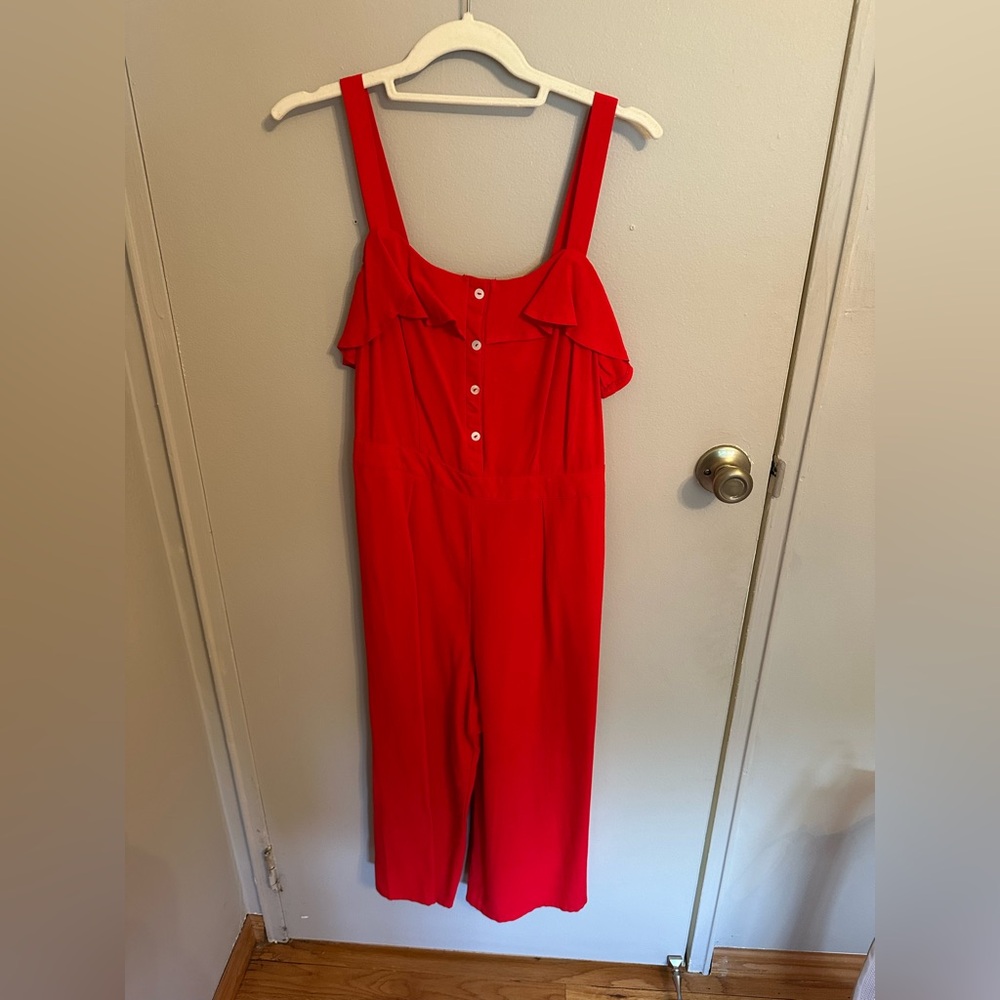 Red jumpsuit
